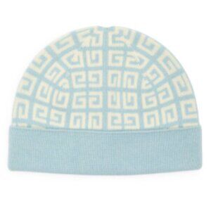 Givenchy Light Blue Patterned Beanie